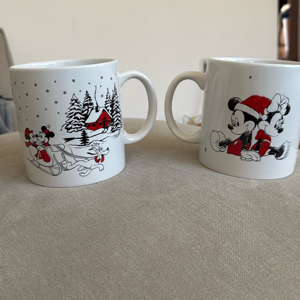 Disney Mickey & Minnie Mugs